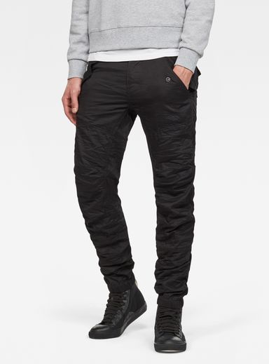 Rovic Deconstructed Tapered Cuffed Jeans